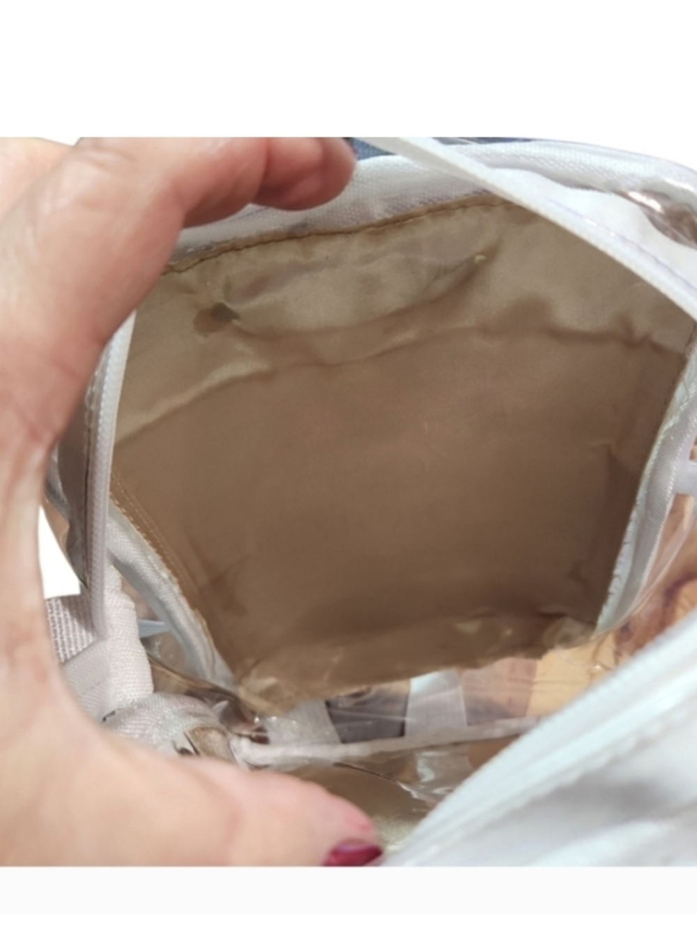 Dior Women's White Green Toile Crossbody Bag - Picture 8 of 14